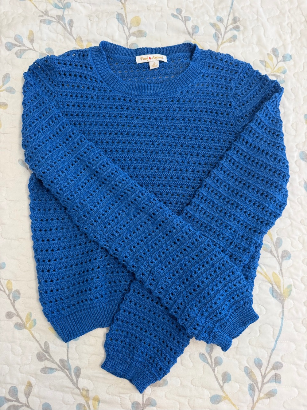 Knit Crewneck Sweater in Cobalt Blue by Madewell - Picture 2 of 2